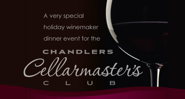 Chandlers Cellarmaster's Club - Ramey Wine Cellars - December 14, 2010