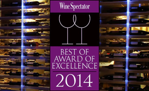 Chandlers celebrates Wine Spectator's Best of Award of Excellence 2014