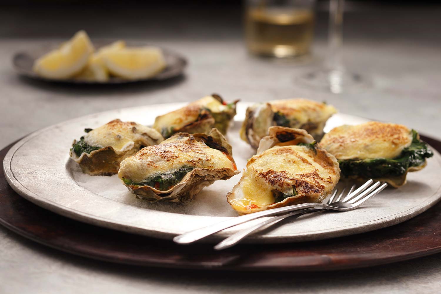 Chandlers Menu - Oysters Rockefeller