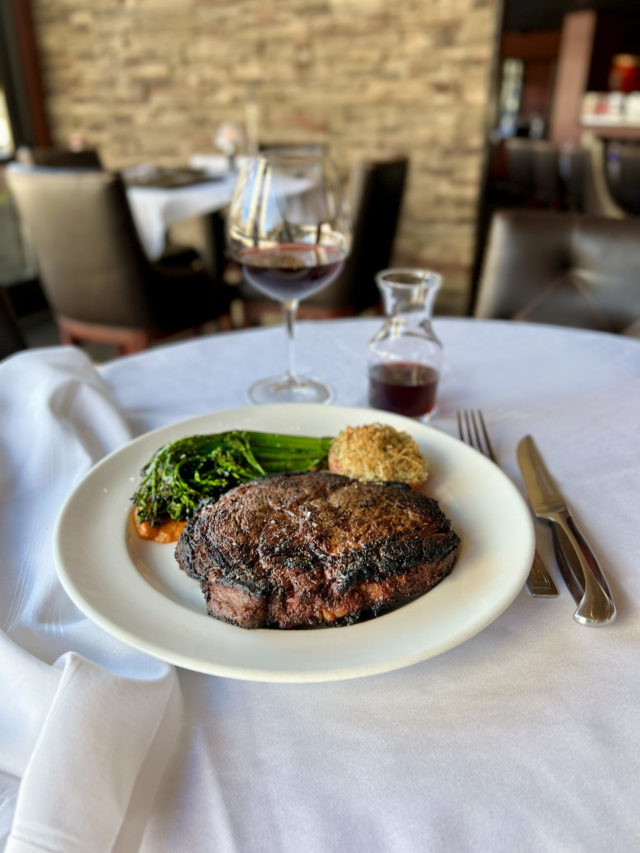 Smoked Ribeye at Chandlers Boise