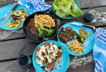 Butcher Block for two goes camping!
