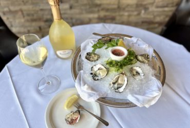 Champagne and oysters are a classic pairing and a favorite at Chandlers