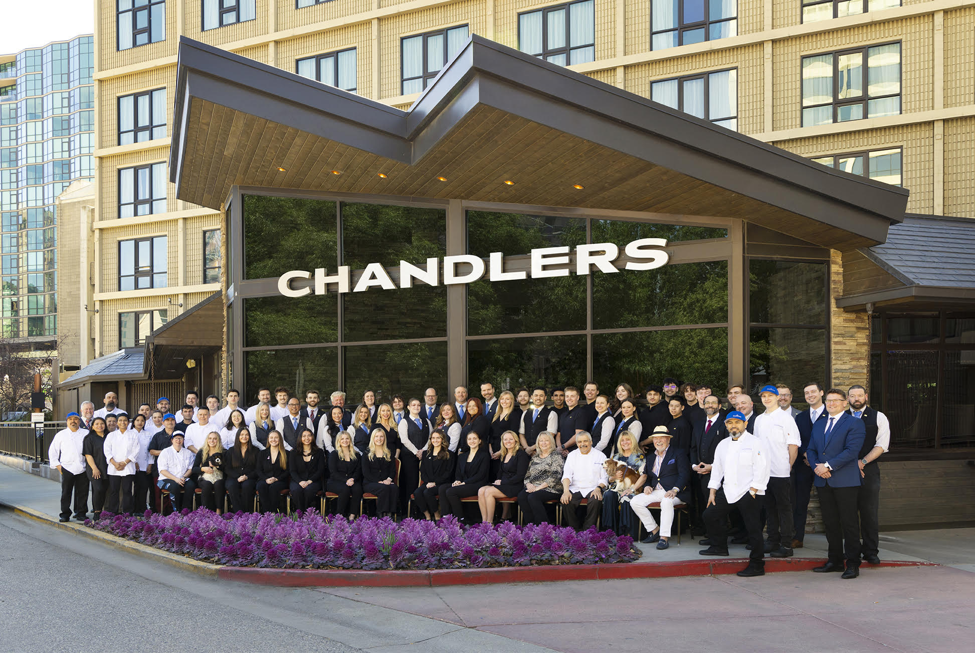 The Chandlers Steakhouse team — front-of-house and culinary staff